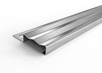 Профиль для защиты ступеней из нержавеющей стали ПУ 35-10