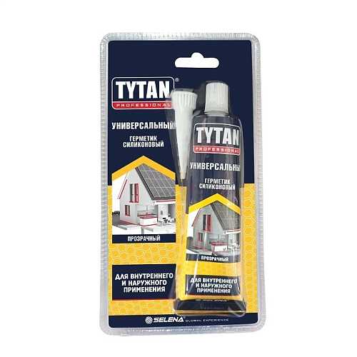 TYTAN Professional Универсальный герметик силиконовый прозрачный 85 мл