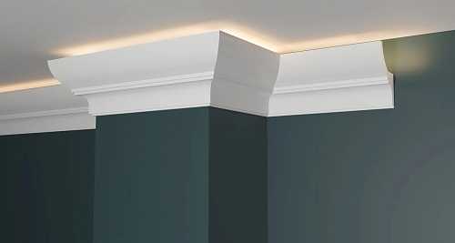 Карниз полистирол с отражателем DD508 70*45